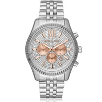 Michael Kors MK8515 Men’s Quartz Stainless Steel Crystal Pave Dial 44mm Watch