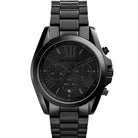 Michael Kors MK5550 Unisex Chronograph Quartz Stainless Steel Black Dial 42mm Watch