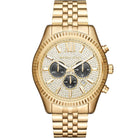 Michael Kors MK8494 Men’s Chronograph Quartz Stainless Steel Gold Dial 44mm Watch