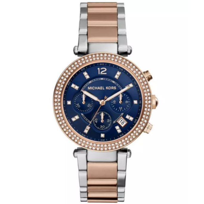 Michael Kors MK6141 Women’s Analog Stainless Steel Blue Dial 39mm Watch