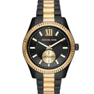 Michael Kors MK8948 Unisex Quartz Two-tone Stainless Steel Black Dial 45mm Watch