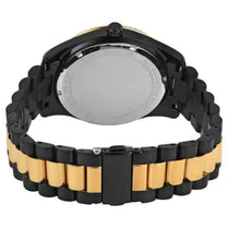 Michael Kors MK8948 Unisex Quartz Two-tone Stainless Steel Black Dial 45mm Watch