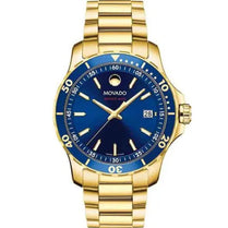 Movado 2600144 Men’s Quartz Swiss Made Stainless Steel Blue Dial 40mm Watch