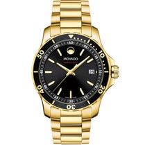 Movado 2600145 Men’s Swiss Made Quartz Stainless Steel Black Dial 40mm Watch