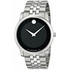 Movado 0606504 Men’s Swiss Made Quartz Stainless Steel Black Dial 40mm Watch