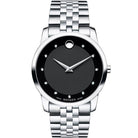 Movado 0606878 Men’s Quartz Swiss Made Stainless Steel Black Dial 40mm Watch