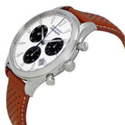 Movado 3650008 Men’s Swiss Made Quartz Leather Strap White Dial 43mm Watch