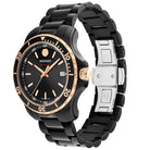 Movado 2600162 Men’s Swiss Made Quartz Stainless Steel Black Dial 40mm Watch