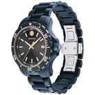 Movado 2600160 Men’s Swiss Made Quartz Blue Stainless Steel Black Dial 40mm Watch