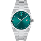 Movado 3601222 Men’s Quartz Swiss Made Silver Stainless Steel Sea Green Dial 40mm Watch