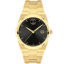 Movado 3601223 Men’s Quartz Swiss Made Gold Stainless Steel Black Dial 40mm Watch