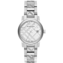 Burberry BU9144 Women’s Stainless Steel Swiss Made Silver Dial 34mm Watch
