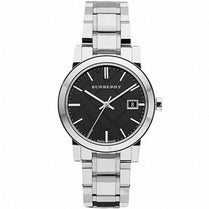 Burberry BU9101 Women’s Swiss Made Stainless Steel Black Dial 34mm Watch
