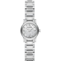 Burberry BU9213 Women’s Swiss Made Stainless Steel Silver Dial 26mm Watch