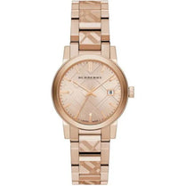 Burberry BU9146 Ladies Swiss Made Stainless Steel Rose Gold 34mm Watch
