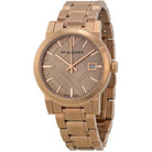 Burberry BU9135 Women’s Swiss Made Stainless Steel Rose Gold Dial 34mm Watch