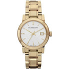 Burberry BU9103 Ladies Stainless Steel White Dial Gold-Tone 34mm Watch