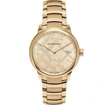 Bueberry BU10006 Men’s Swiss Made Stainless Steel Gold Dial 40mm Watch