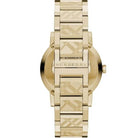 Burberry BU9038 Men’s Swiss Made Stainless Steel Gold Dial 38mm Watch