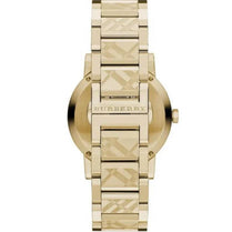 Burberry BU9038 Men’s Swiss Made Stainless Steel Gold Dial 38mm Watch
