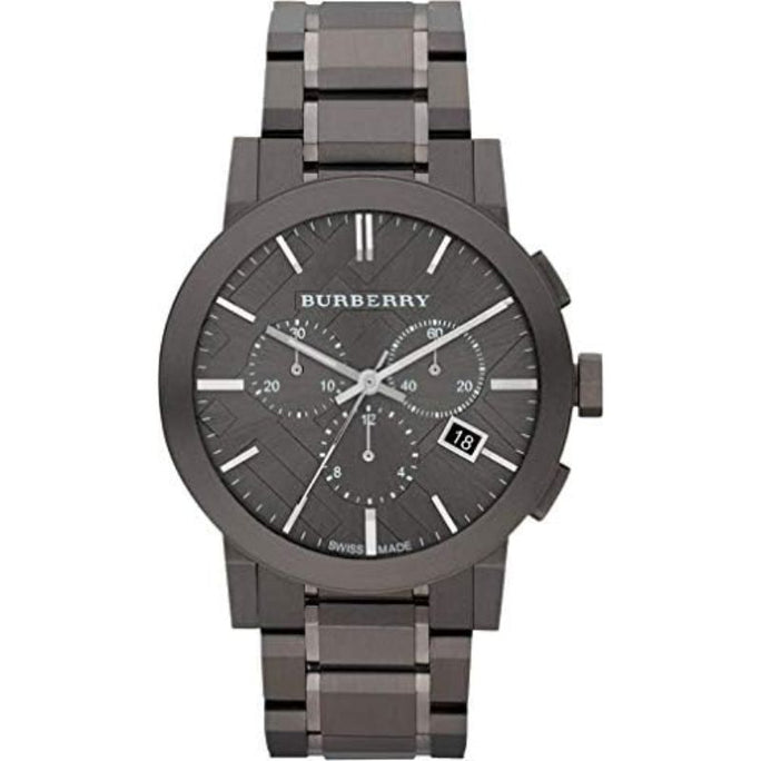 Burberry BU9354 Men’s Swiss Made Stainless Steel Gray 42mm Watch