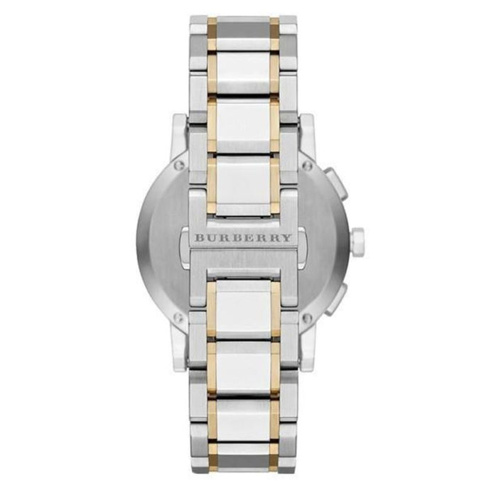 Burberry BU9751 Unisex Chronograph Swiss Made Stainless Steel White Dial 38mm Watch