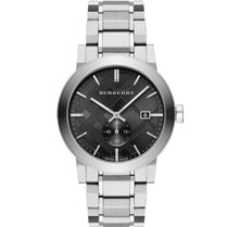 Burberry BU9901 Men’s Swiss Made Stainless Steel Dark Grey Dial 42mm Watch