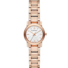 Burberry BU9204 Women’s Swiss Made Quartz Rose Gold Stainless Steel White Dial 27mm Watch
