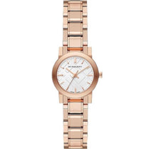 Burberry BU9204 Women’s Swiss Made Quartz Rose Gold Stainless Steel White Dial 27mm Watch
