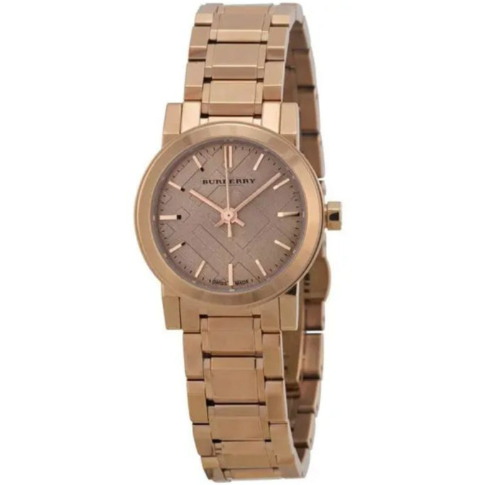 Burberry BU9228 Women’s Swiss Made Stainless Steel Beige Dial 26mm Watch