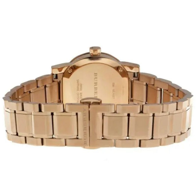 Burberry BU9228 Women’s Swiss Made Stainless Steel Beige Dial 26mm Watch