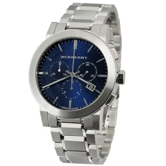 Burberry BU9363 Men’s Swiss made Stainless Steel Blue Dial 42mm Watch