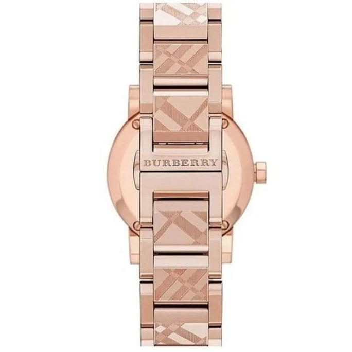 Burberry BU9039 Mens Swiss Made Stainless Steel Rose Gold Dial 38mm Watch