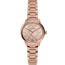 Burberry BU10116 Women’s Swiss Made Quartz Stainless Steel Rose Gold Dial 32mm Watch