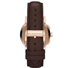 Burberry BU9755 Unisex Swiss Made Leather Strap Brown Dial 38mm Watch