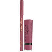 Bourjois Promo Pack Velvet Contour Lip Liner & Rouge Velvet The Lipstick 19 Place Des Roses (3616305513120)