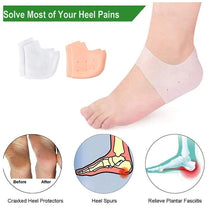 Silicone Heel Pads Anti Crack Heel Protector Set