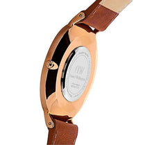 Brown Leather Strap Men Analog Luxury Wrist Watch