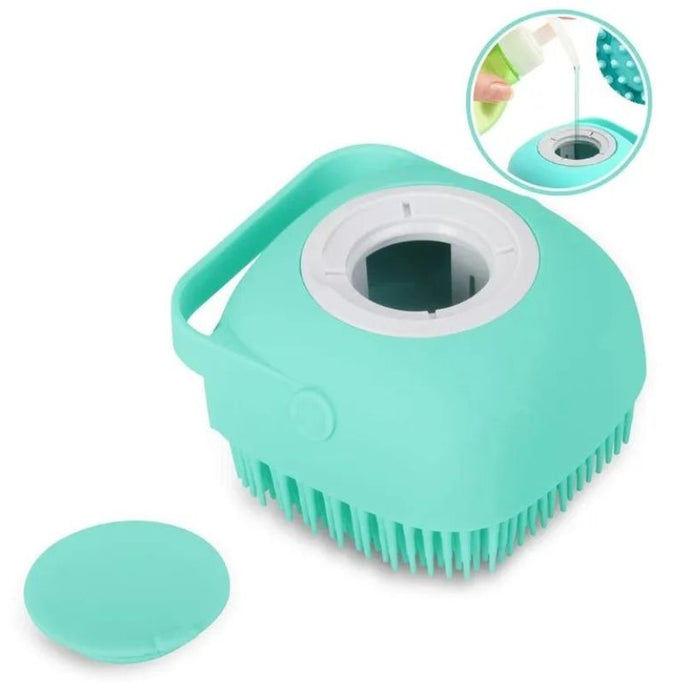 Silicone Bath Body Brush with Soap Dispenser
