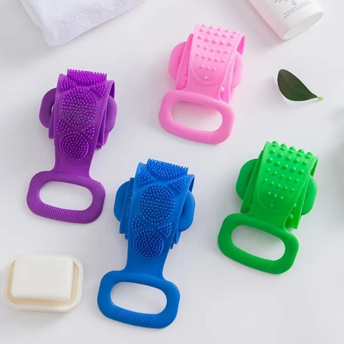 Silicone Bath Body Brush Long Back Scrubber