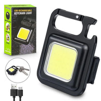 Mini USB Rechargeable LED Pocket Flashlight Keychain
