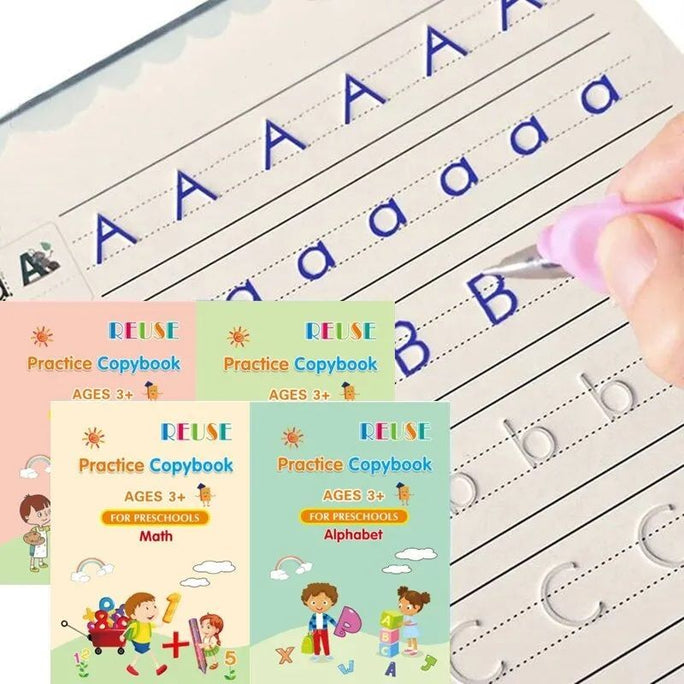 Magic Practice Copybook Set 4 Books For Kids Handwriting Learning