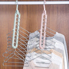 9 Hole Multifunction Magic Clothes Hanger Organizer