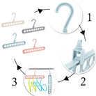 9 Hole Multifunction Magic Clothes Hanger Organizer