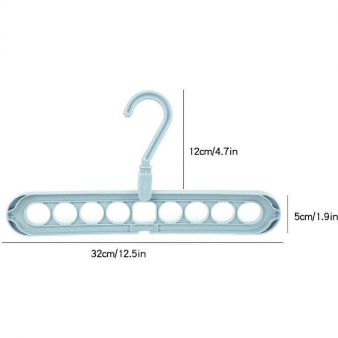 9 Hole Multifunction Magic Clothes Hanger Organizer