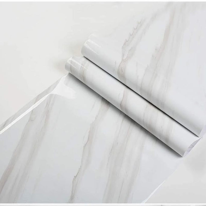 Waterproof Marble Kitchen Wallpaper Self Adhesive Sheet 60CMx2M