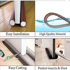 Door Draft Stopper Twin Guard Bottom Seal