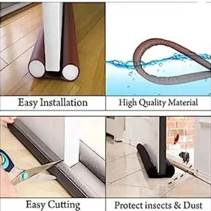 Door Draft Stopper Twin Guard Bottom Seal