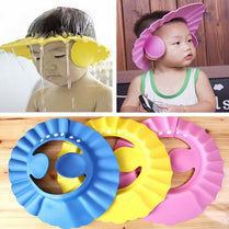 Baby Adjustable Shampoo Shower Cap (Random Color)