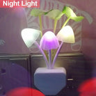 Mushroom LED Night Light with Light Sensor